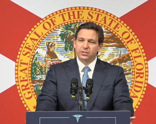 佛羅里達州州長迪尚特(Ron DeSantis) (@GovRonDeSantis/Twitter)