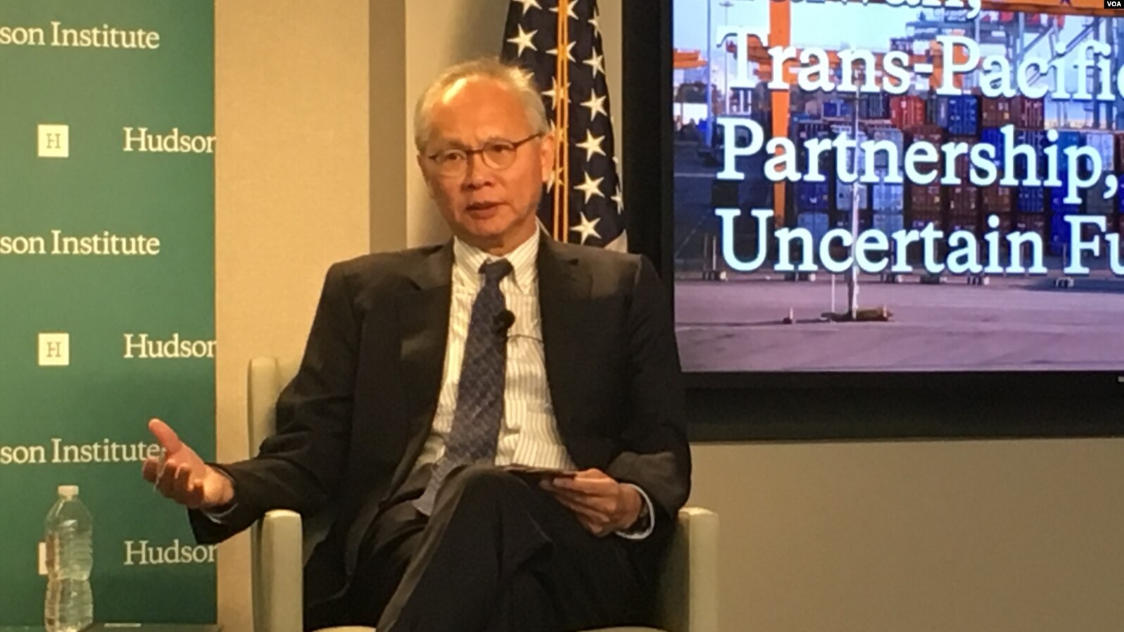 前美國務院官員王曉岷。 (圖:VOA)