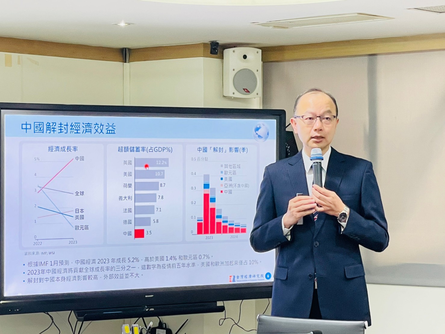 台灣經濟研究院景氣預測中心主任孫明德。(台經院提供)
