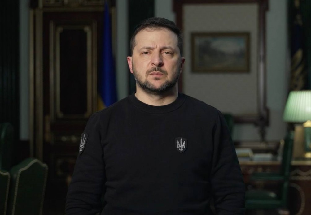 烏克蘭總統澤倫斯基(Volodymyr Zelensky)。 (圖:烏克蘭總統府)