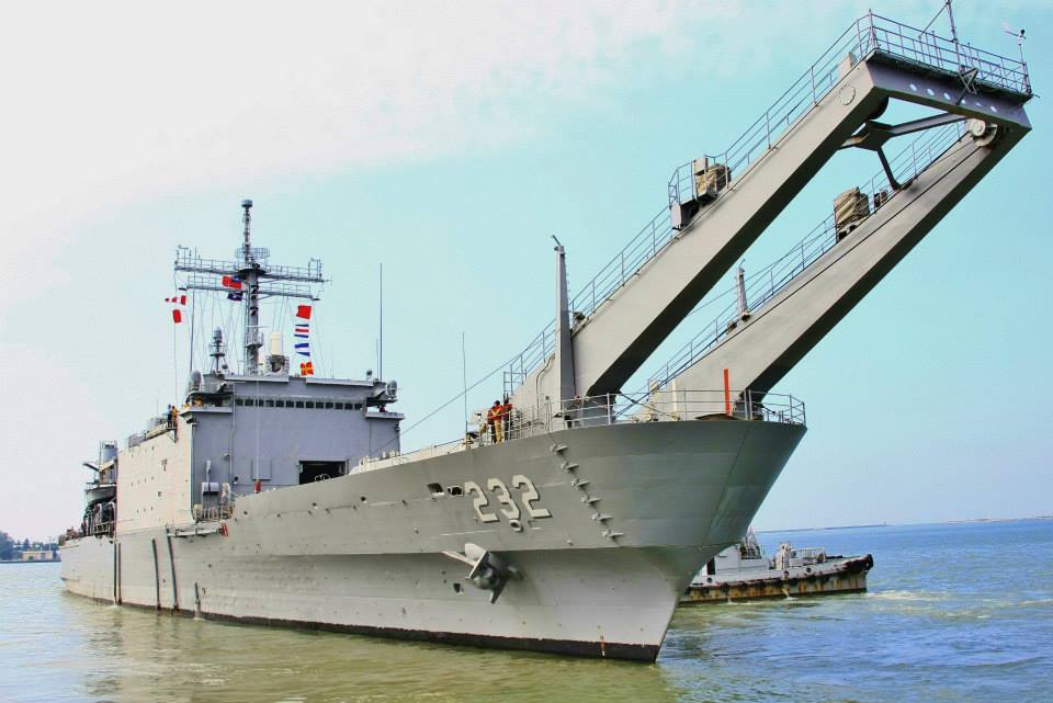 中和軍艦傳出8日在桃園竹圍外海現蹤。示意圖。 (圖:軍聞社)