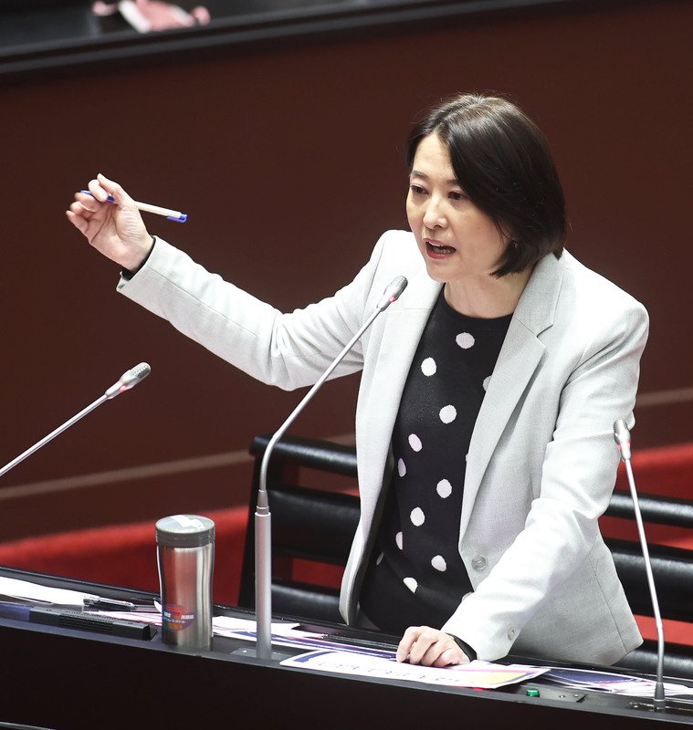 國民黨立委王鴻薇質疑總統府「新聞發布」預算的編列，稱總統府「花800萬召開9場記者會」。 (資料照/中央社)