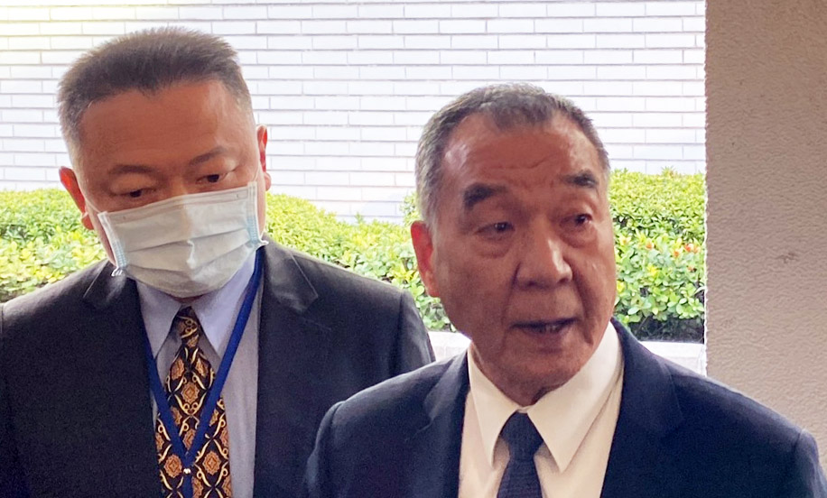 國防部長邱國正15日重申，金門上兵失聯案，案情未經本人確認前，國防部不會對外宣布。(趙婉淳攝)