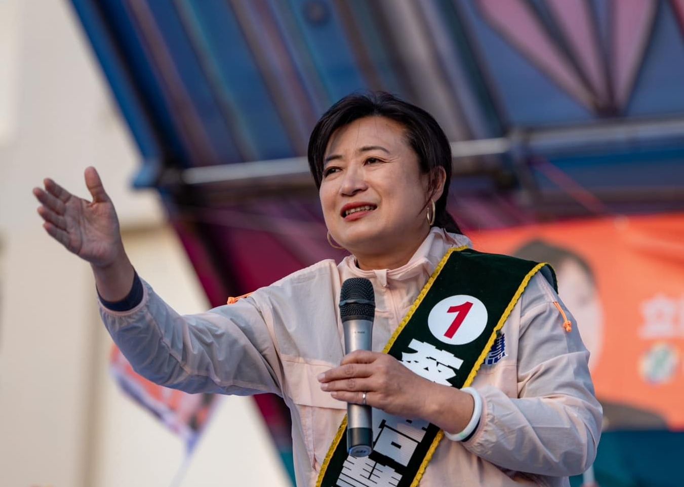 南投縣第2選舉區立委缺額補選當選人蔡培慧。(臉書)