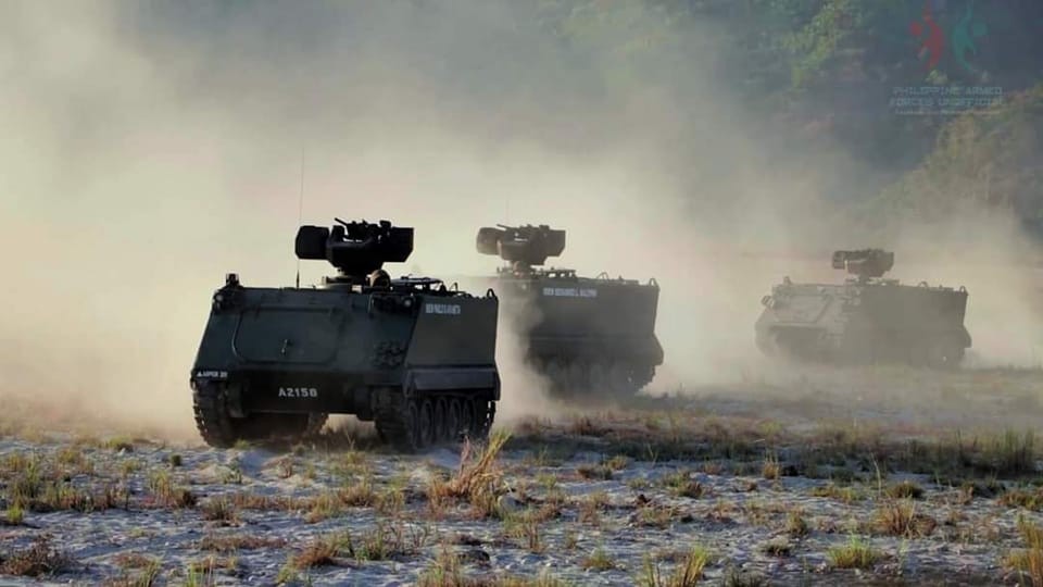 菲律賓開放軍事基地提供美國使用，將對美國遏止中國武力犯台具相當嚇阻能力。圖為菲律賓與美國陸軍的大型軍事演習。(圖:Philippine Army臉書)