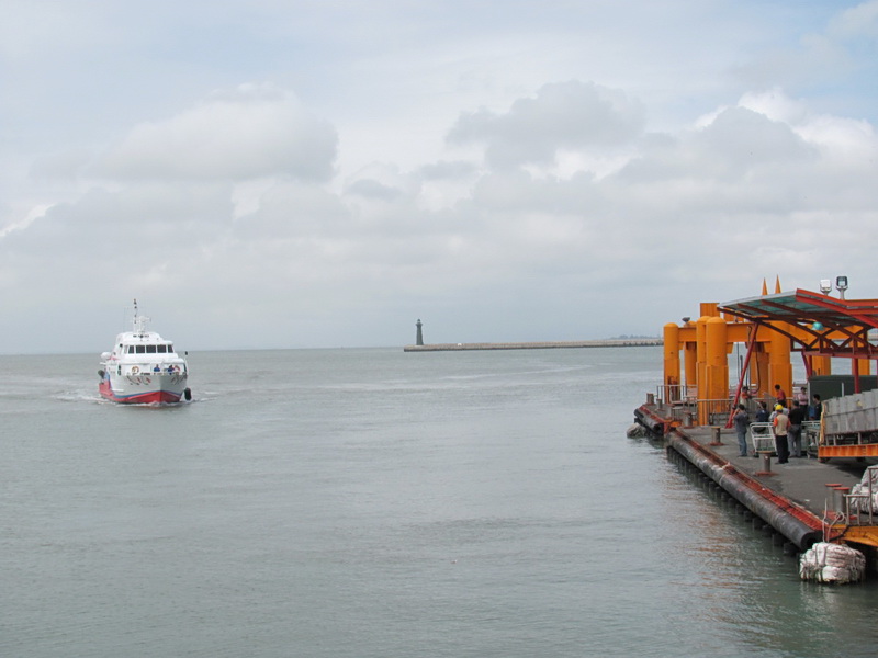 圖為金門水頭碼頭。(央廣檔案/記者王照坤 攝)