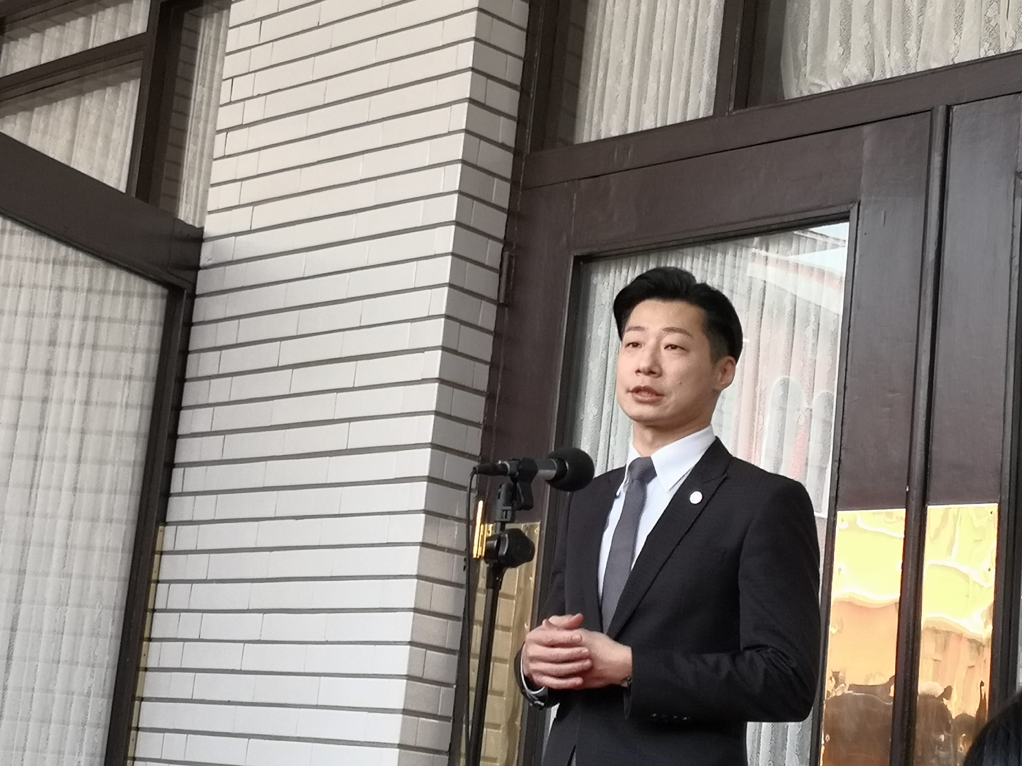 無黨籍立委林昶佐。(劉玉秋 攝)