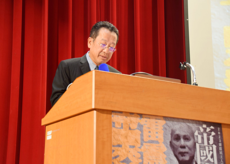 「2023雷震民主人權紀念講座」第一場次18日在台北舉行，國安會秘書長顧立雄出席致詞。（民間司法改革基金會提供） (圖：中央社)