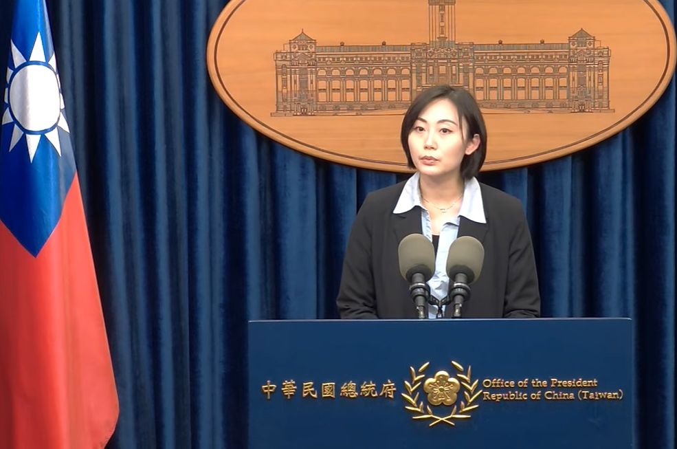 總統府發言人林聿禪11日表示，感謝立法院朝野黨團對內民主競爭、對外團結一致，共同為維護國家安全、區域和平發聲。(圖擷自總統府YouTube)