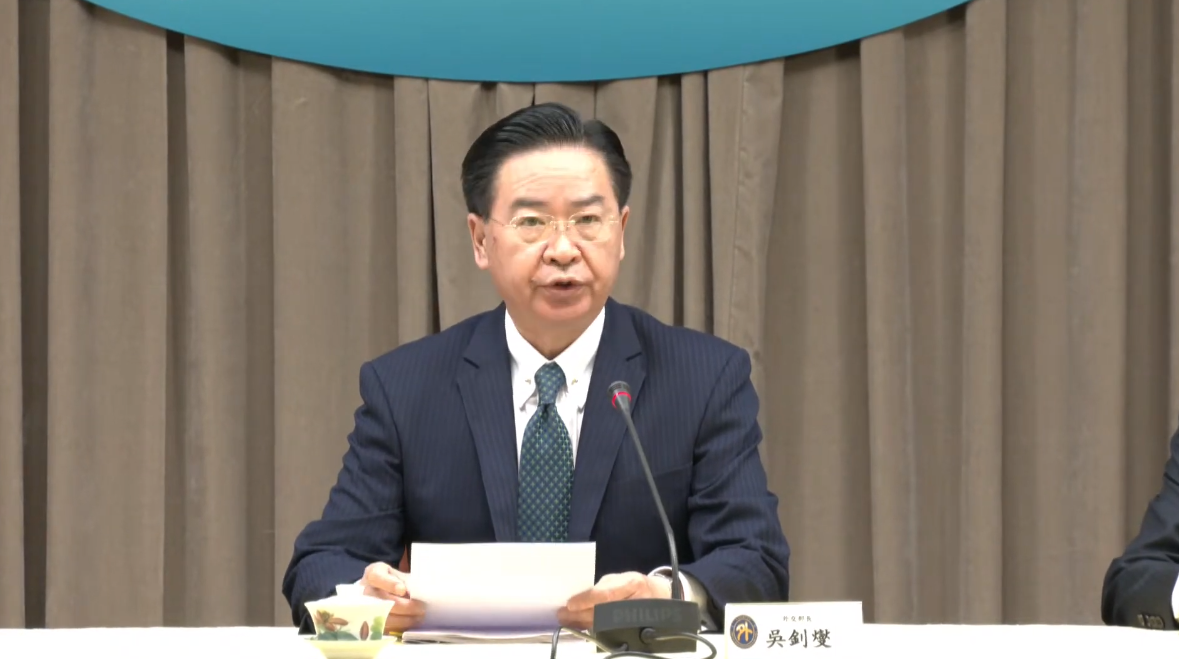 外交部長吳釗燮日前提出「雙重承認」的外交政策概念，朝野立委看法不同。(圖擷取自YouTube)