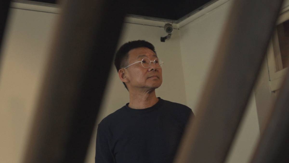 黃聲遠接受央廣影音專訪，談自己與田中央的建築歷程，以及田中央工作群合作過的藝術家的作品視角，讓觀眾重新凝視，建築在當代世界中，究竟代表何種意義與目的？(楊仁翔 攝)