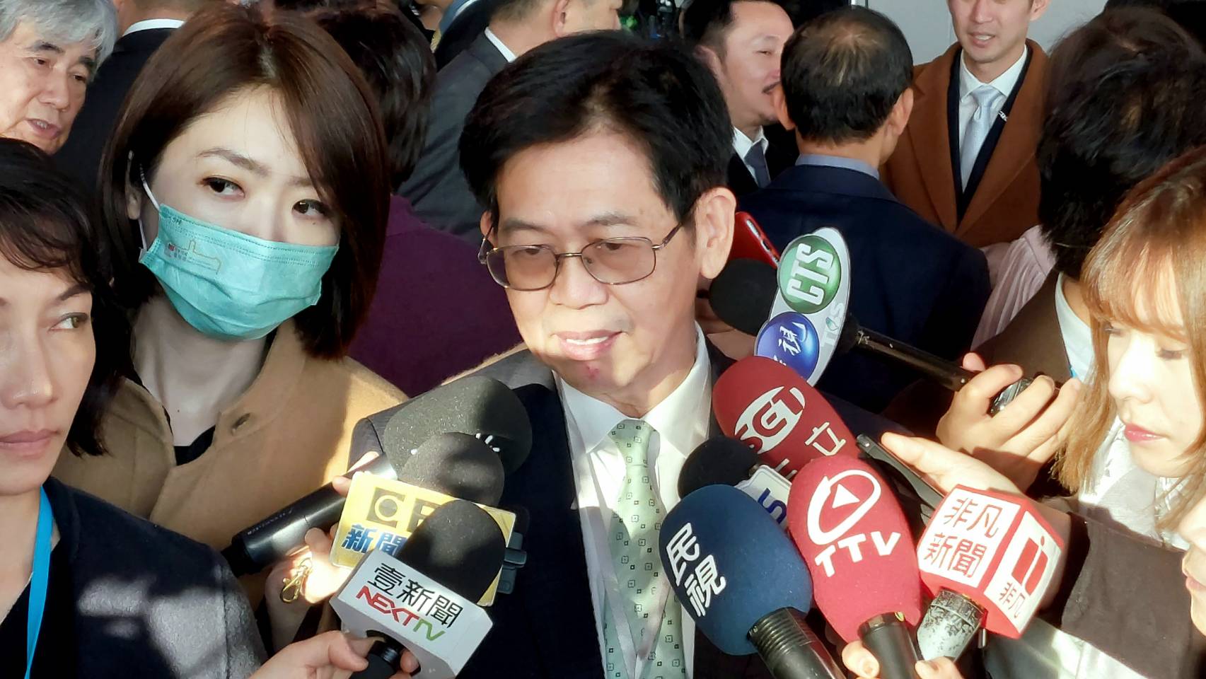 台灣人公共事務會(FAPA)總會會長簡明子表示FAPA正發動美國國會議員連署，邀請蔡英文總統及副總統賴清德訪問華府。(歐陽夢萍 攝)