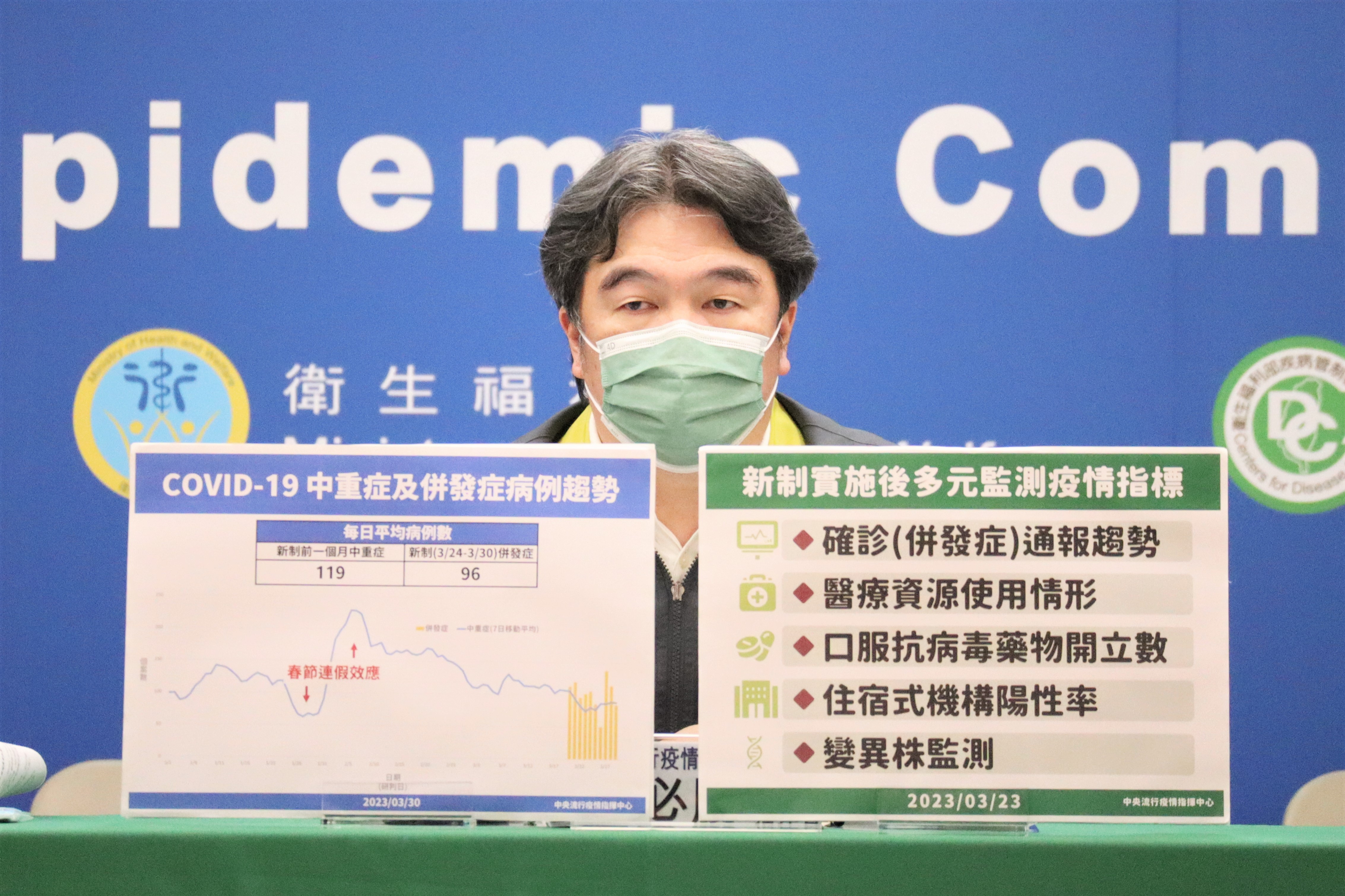 對於馬英九讚中國防疫佳，是對全人類的貢獻，王必勝30日表示，這是中國人觀點。(指揮中心提供)