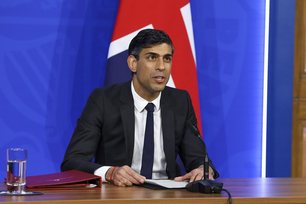 英國首相蘇納克(Rishi Sunak)。 (圖:英首相府)
