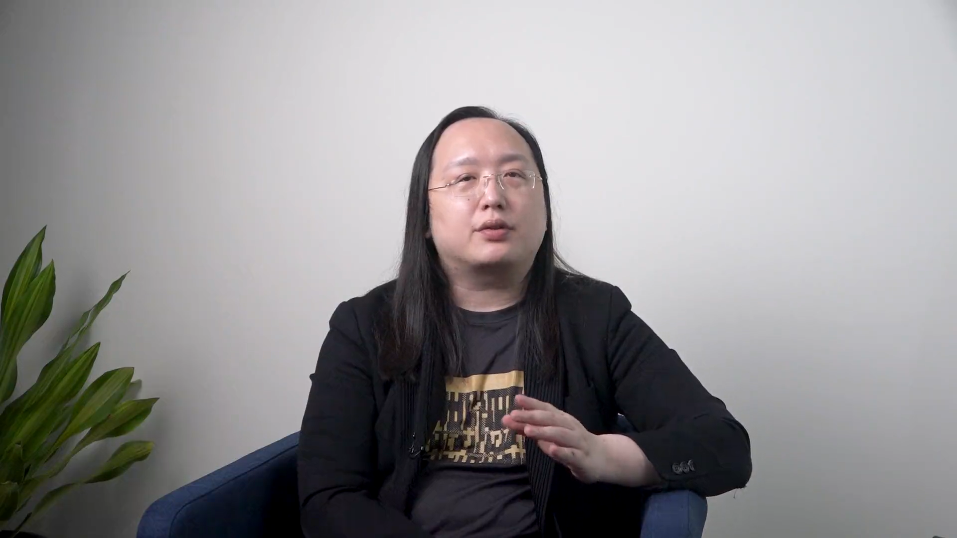 數位部長唐鳳於美東時間3月30日下午以預錄影片方式，為第二屆民主峰會(Summit for Democracy)區域論壇致詞。(圖:翻拍數位部推特)