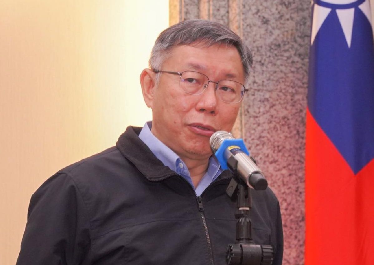 台灣民眾黨主席柯文哲。 (資料照片/ 台灣民眾黨提供)