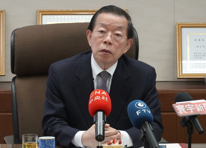 總統蔡英文在美西會晤美國眾議院議長麥卡錫，駐日代表謝長廷（圖）表示，這證明台灣不孤單。他強調，台灣走出去的決心非任何騷擾或恐嚇可以阻止。 (圖：中央社)