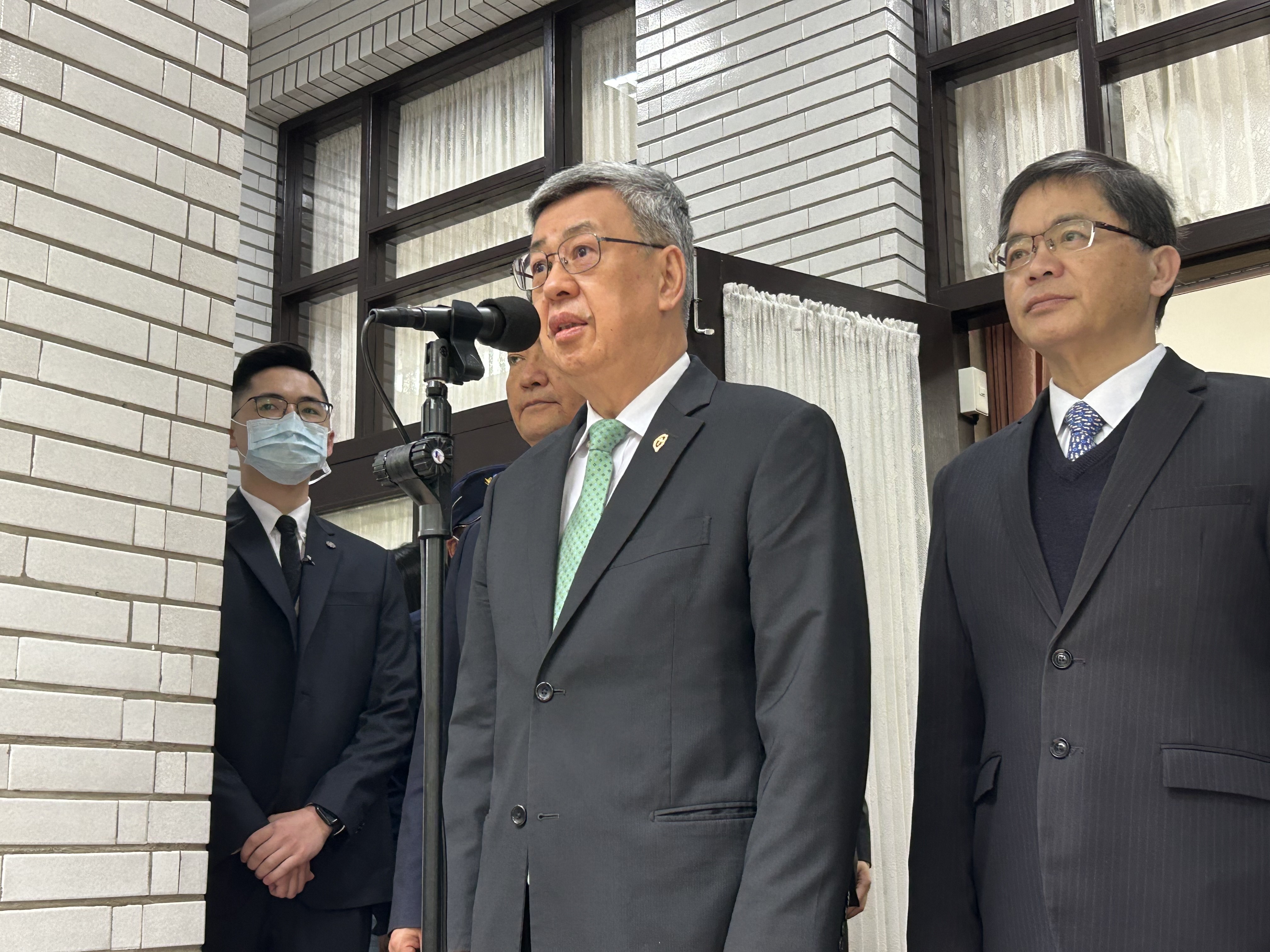 行政院長陳建仁今天(7日)到立法院繼續施政總質詢。(趙婉淳攝)