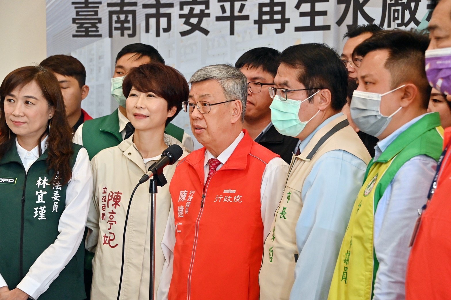 解放軍環台軍演，行政院長陳建仁呼籲中國理性自制。(行政院提供)