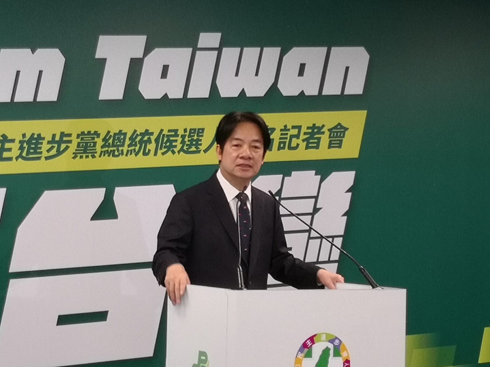 副總統賴清德表示，台灣要積極扮演印太發展的關鍵角色，並攜手理念相同國家，形成和平共同體。(劉玉秋 攝)