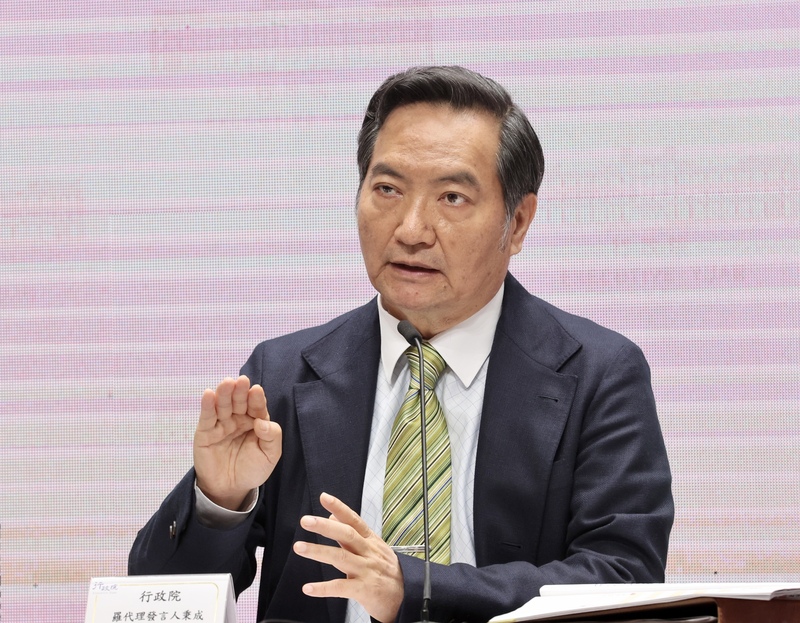 行政院代理發言人羅秉成。(資料照／中央社)