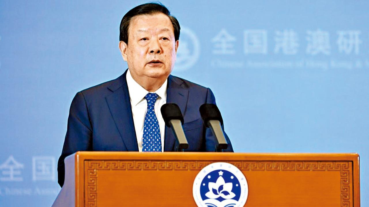 夏寶龍將擔任「中央港澳辦」首任主任。 (圖:港澳辦官網)