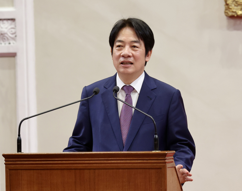 副總統賴清德15日上午在總統府接見「第10屆台灣兒童醫療貢獻獎得獎人」致詞表示，希望大家能一起把兒童醫療做得更好，讓兒童健康能夠得到更好的保障。 (圖：中央社)