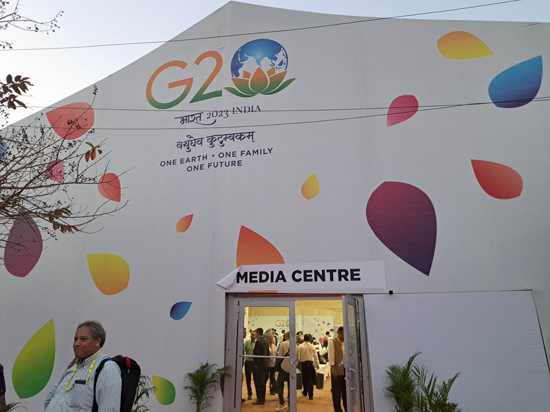 由於主要大國在烏克蘭戰爭問題上存在分歧，G20財長會議落幕時預計不發聯合公報。(圖：中央社)
