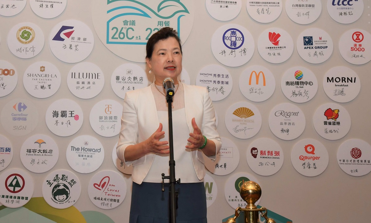 經濟部長王美花21日表示，雖然電價上漲讓台積電成本增加，但台灣電價在國際上仍有競爭力。(圖：經濟部)