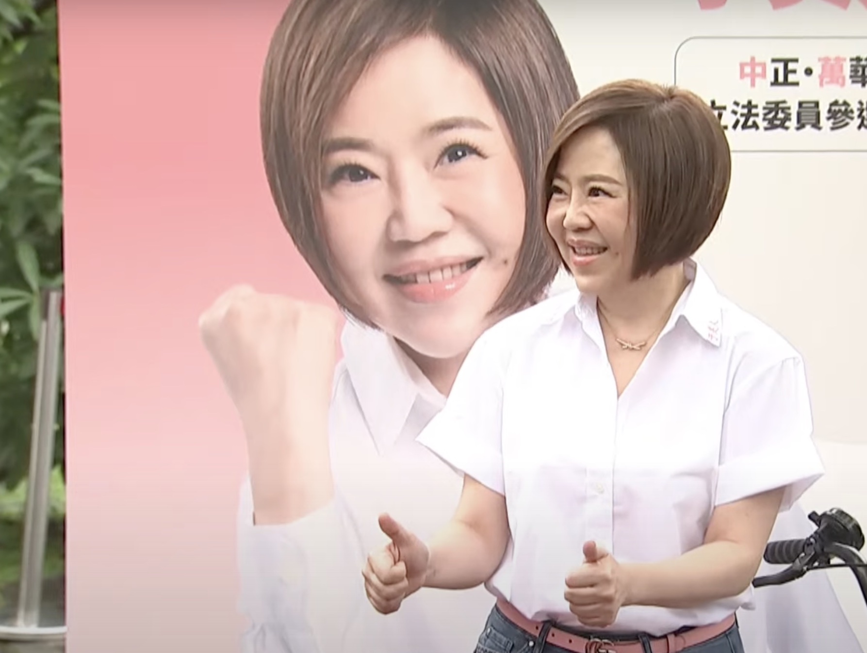 資深媒體人于美人20日召開記者會，正式說明參選中正萬華區立委的決定。(林詠青 攝)