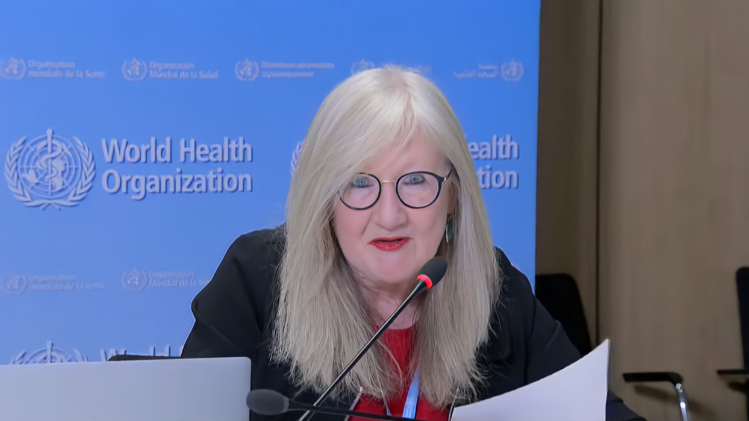 世衛組織發言人哈里斯(Margaret Harris)表示，在蘇丹軍事對抗的戰鬥中，已有413人死亡，3,551人受傷。(擷取自WHO YT)
