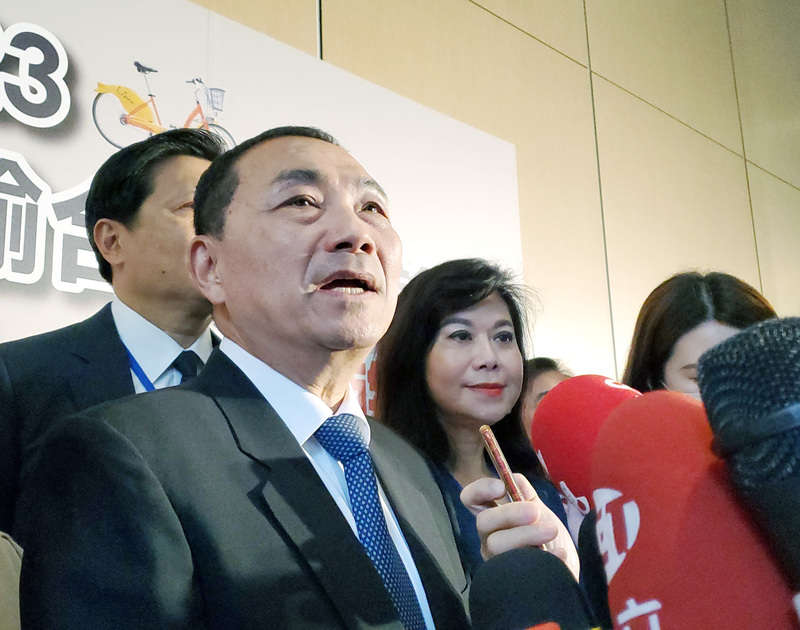 新北市長侯友宜24日表示，大家對國家都願意盡一份心力，但更要同心齊力，不分你我，國家才能安全。(圖：中央社)