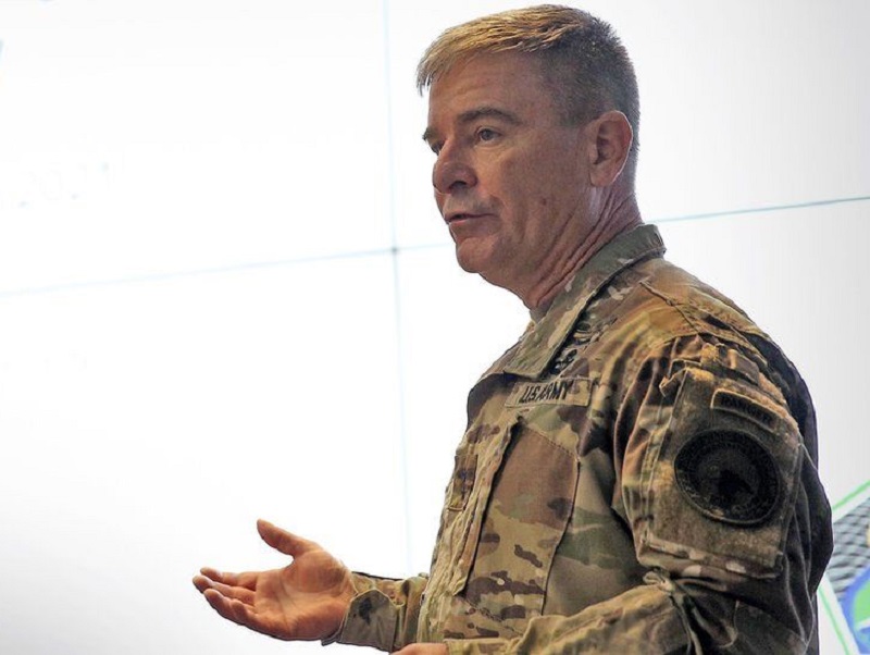 美陸軍哈特曼(William Hartman)少將。(圖：哈特曼臉書)