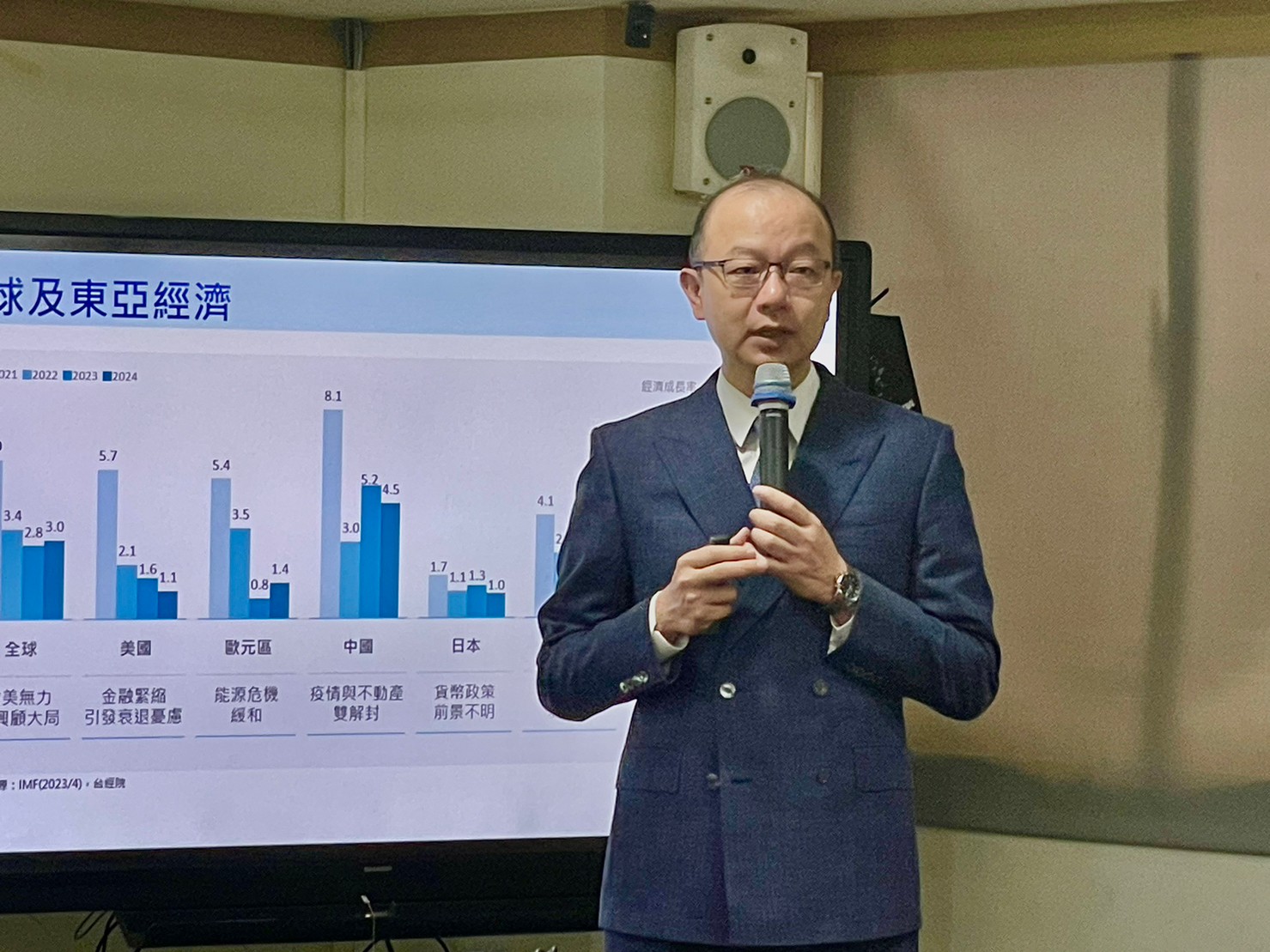台經院景氣預測中心主任孫明德。（台經院提供）