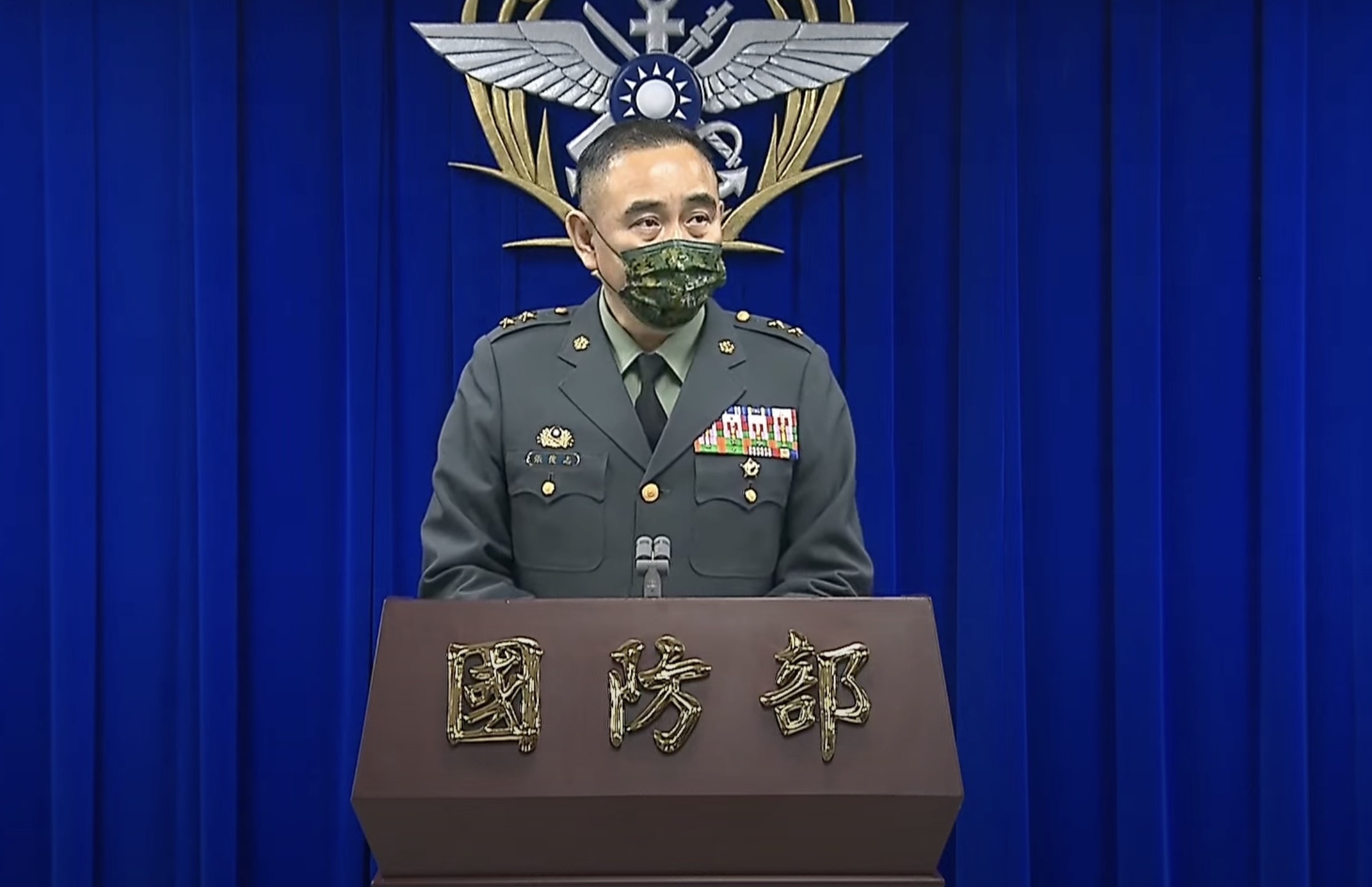 國防部訓練次長室次長張俊志。(林詠青 攝)