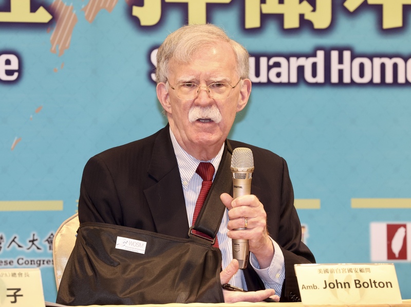美國前白宮國安顧問波頓（John Bolton）(資料照片/中央社)