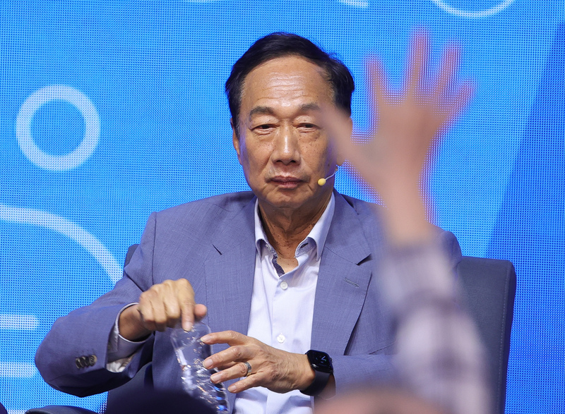 鴻海集團創辦人郭台銘。 (圖：中央社檔案照片)