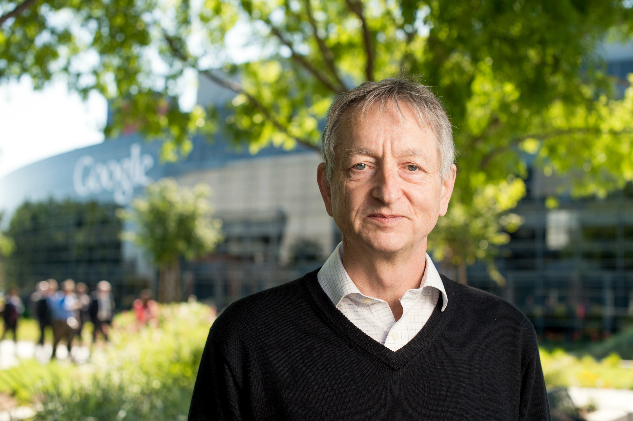 被譽為「人工智慧教父」的電腦科學家辛頓(Geoffrey Hinton)。 (AP/達志影像)