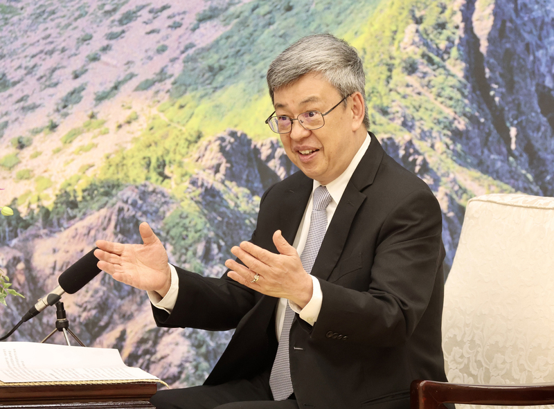 行政院長陳建仁23日表示，美國國務院率領眾多機構來台舉辦第一屆「台美科技合作對話會議」，展現美國對台灣科技實力的肯定及重視。(資料照/中央社)