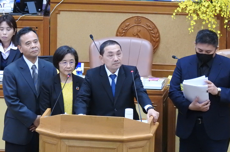 新北市長侯友宜表示，台灣加入CPTPP挑戰性很高，要繼續努力，不要放棄。(圖：中央社)