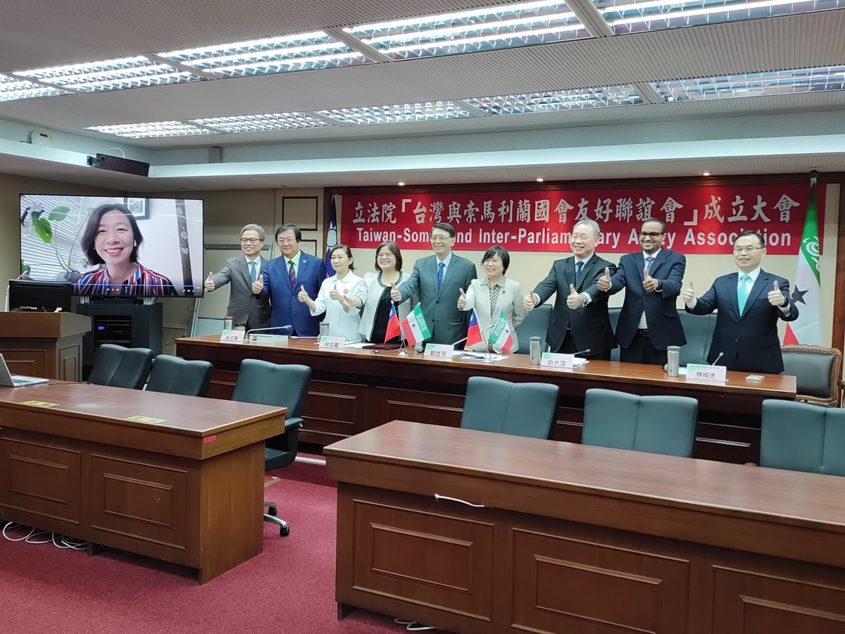立法院「台灣與索馬利蘭國會友好聯誼會」12日舉行成立大會，期盼透過國會力量力促雙方緊密合作與夥伴關係 (央廣記者王照坤 攝)