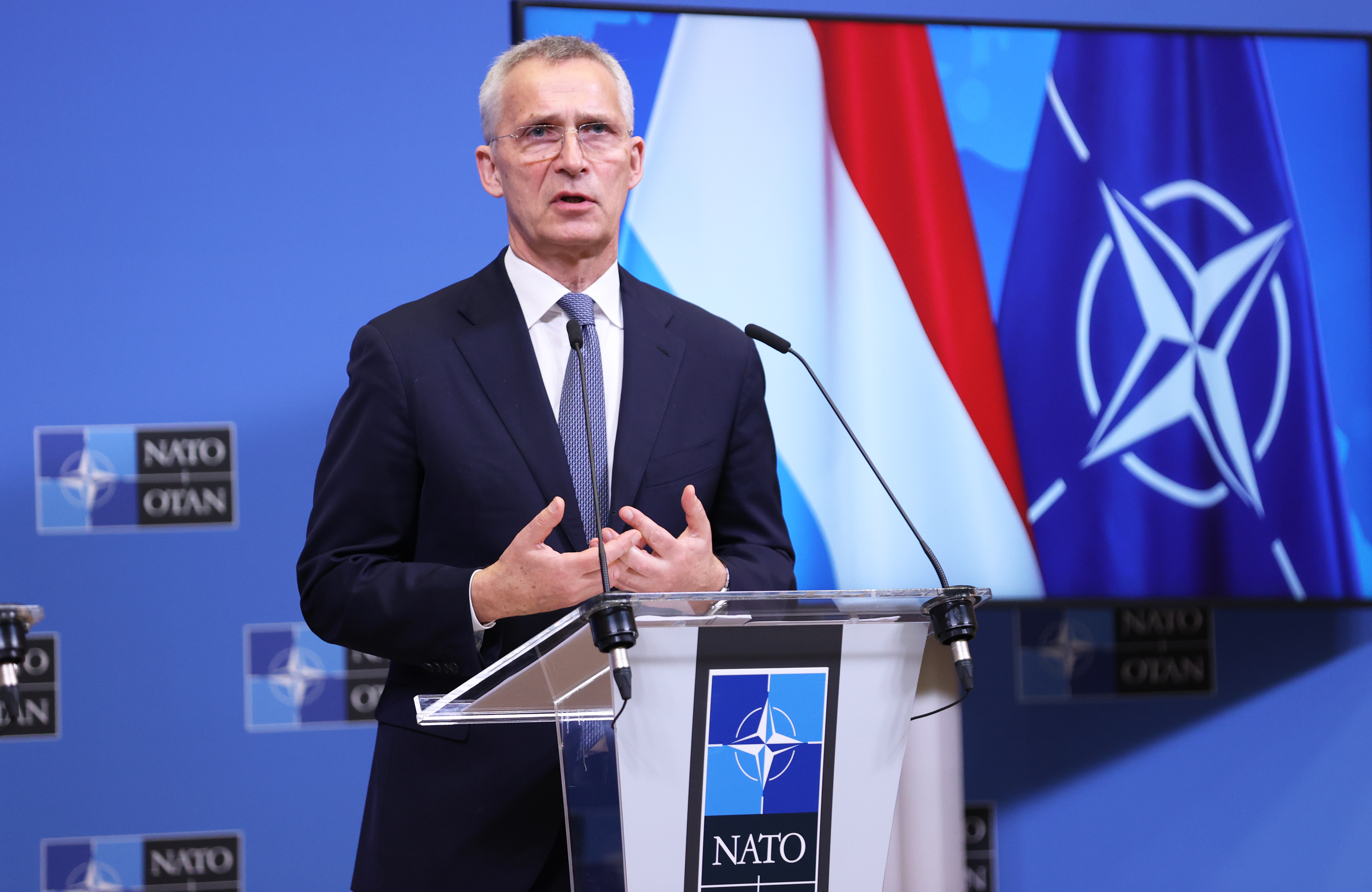北約秘書長史托騰柏格(Jens Stoltenberg)。(AFP)