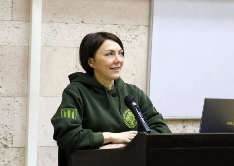 烏克蘭國防部副部長馬里亞爾19日表示，烏克蘭軍隊已奪回南部村莊皮亞蒂哈特基。(圖:馬里亞爾TG)