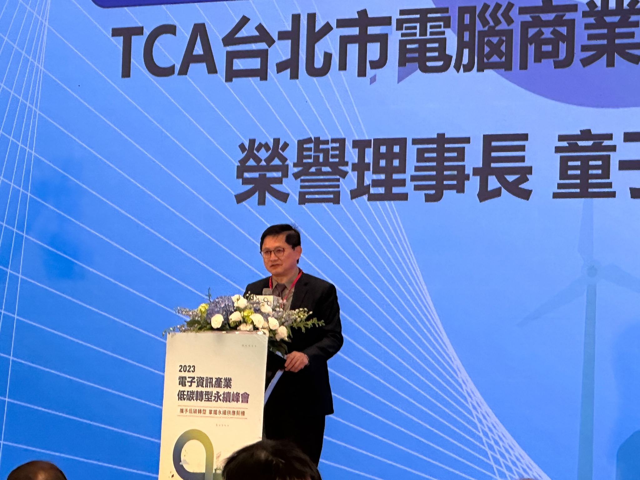 和碩董事長童子賢。(謝佳興 攝)