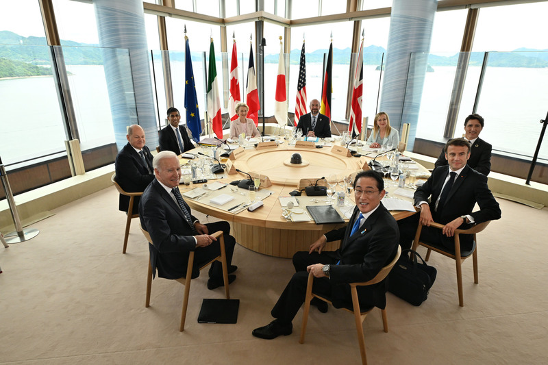 G7為中國武力改變台海現狀劃紅線 警告越界必制裁 (圖：中央社)