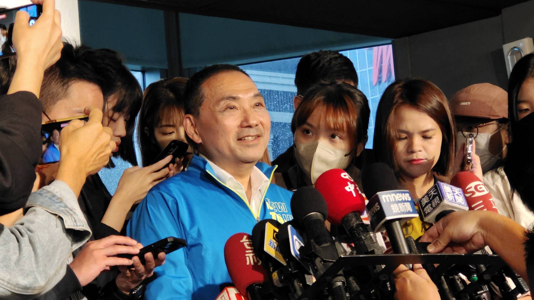 對於台灣媒體採訪WHA遭拒 ，新北市長侯友宜表示，WHA的問題要一起努力聯合國際友人支持。資料照片。(王韋婷攝)