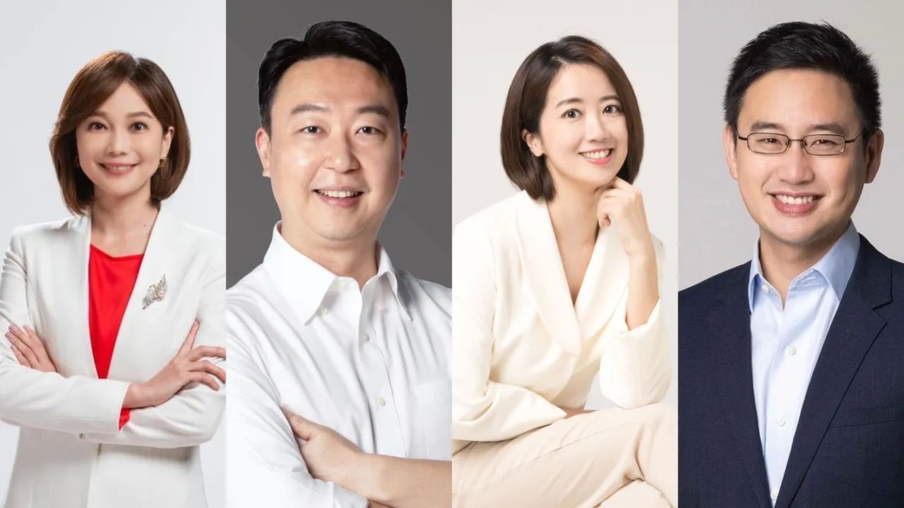 （左起）郭雅慧、陳世凱、戴瑋姍、趙怡翔。(圖:賴清德競辦提供)