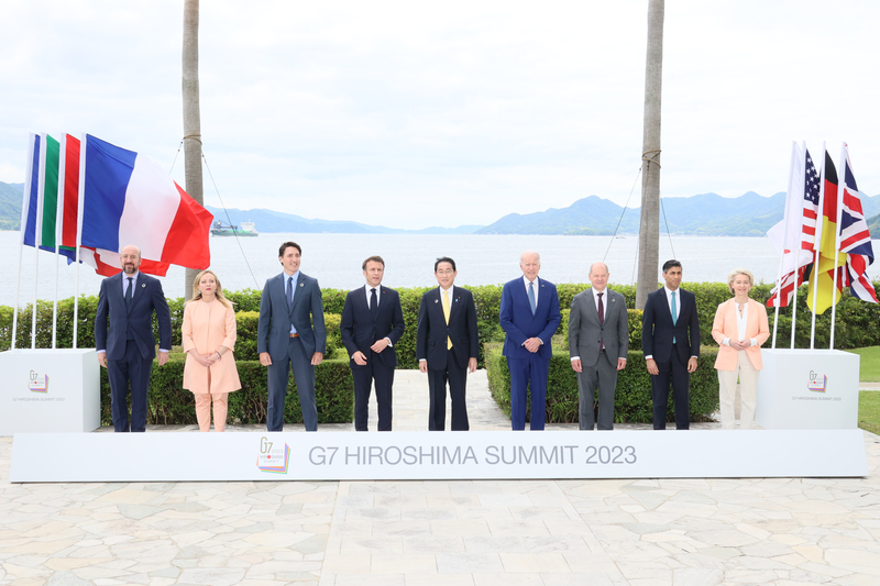 七大工業國集團(G7)領袖高峰會在日本廣島舉行，21日閉幕。（日本外務省提供）中央社記者楊明珠廣島傳真  112年5月21日 (圖：中央社)