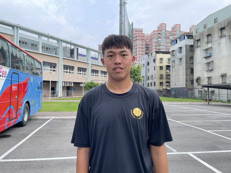 國立體大棒球隊（台灣啤酒）陣中18歲投手辛俊昇，在112年全國成棒甲組春季聯賽表現不錯，成為亞運棒球培訓隊最菜投手。 (圖：中央社)