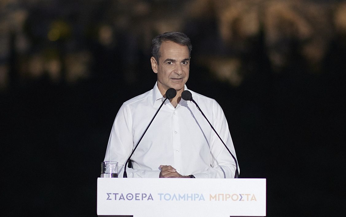 希臘保守派的前總理米佐塔基斯(Kyriakos Mitsotakis)贏得第二輪大選，將重新掌權。(圖:推特@kmitsotakis)